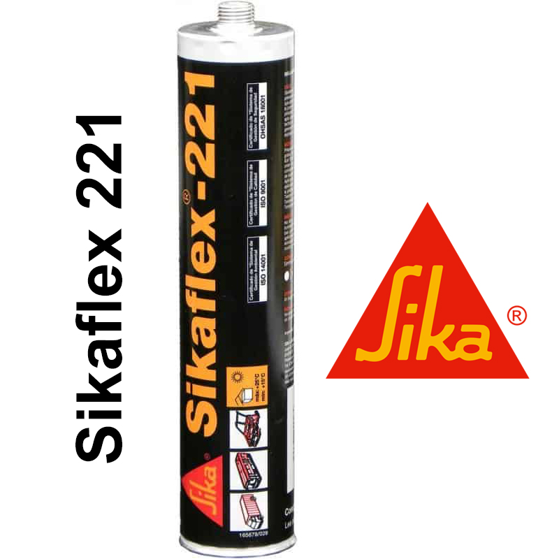 Adhesivo poliuretano Sikaflex® 221 - Elástico con olor mínimo